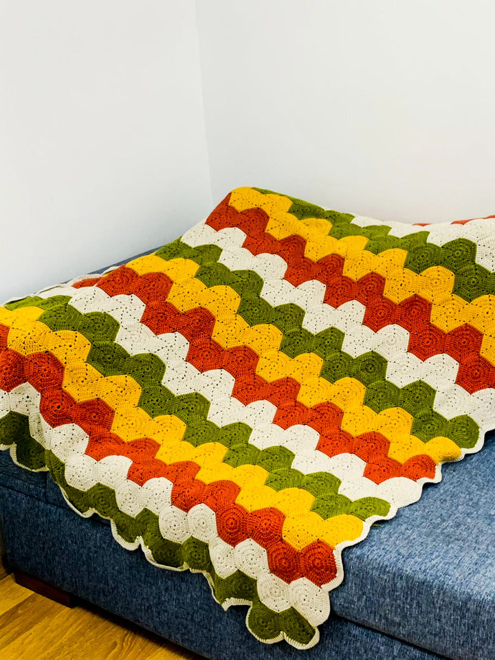 Chevron Blanket, Chevron Afghan, Crochet Blanket, Chevron Bedding, Crochet Afghan, Large Afghan, Bedding Custom Blanket