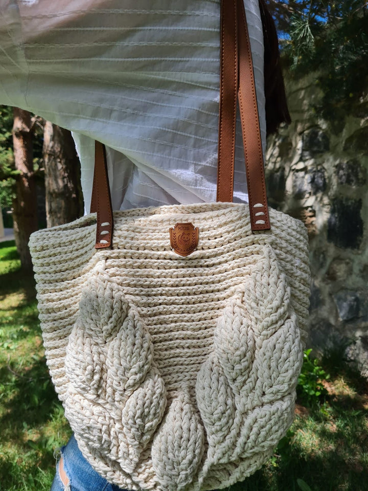 Crochet Shoulder Bag, Crochet Macrome Bag, Boho Bag, Crochet Purse, Retro Bag, Hippie Bag,Afgan Crochet, Vintage Style