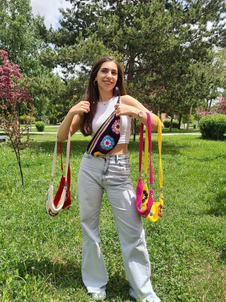 African Flowers Fanny bag