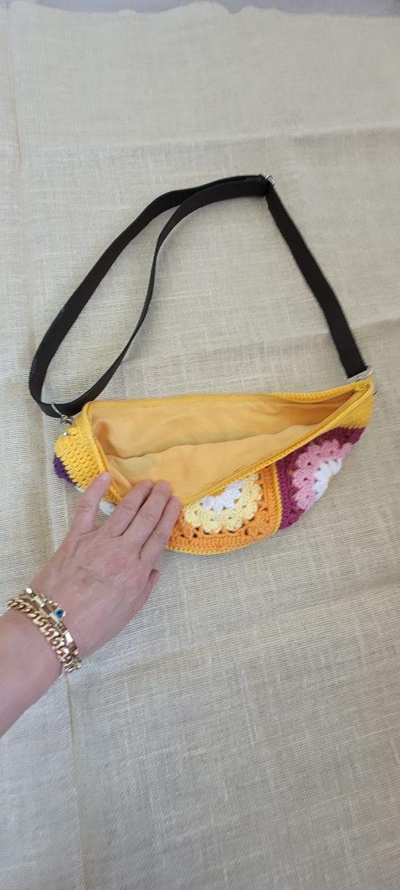 Yellow Floral Bum Bag