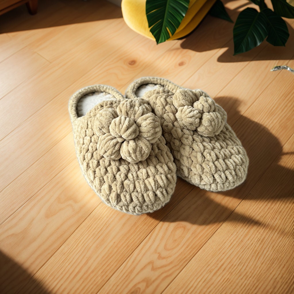 Green Crochet house slipper, knitted fuzzy slipper socks, fluffy boots, velvet slippers, fun fuzzy slippers, ladies booties